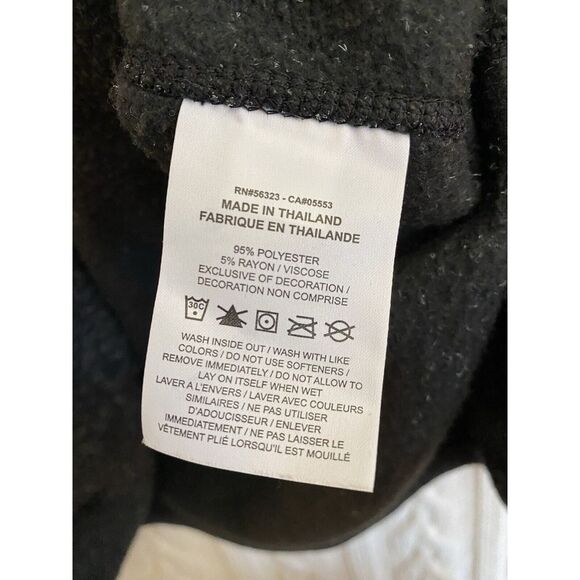 Nike Sweater Womens S Grey Cowl Neck Pullover Sweatshirt Gold Trim Tunic - Picture 5 of 9